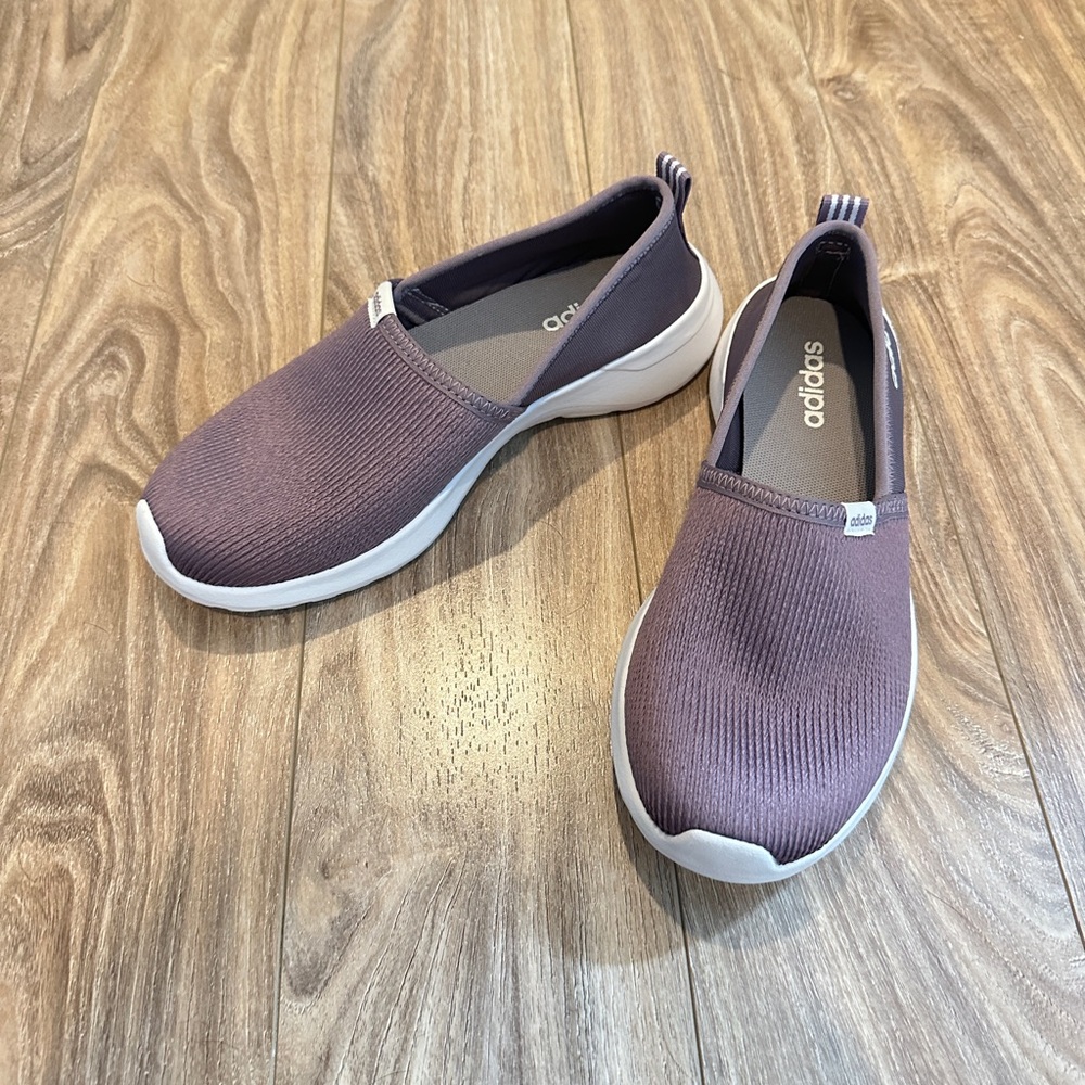 Adidas Cloudform Lite Racer Lavender Slip On Shoes Size 6